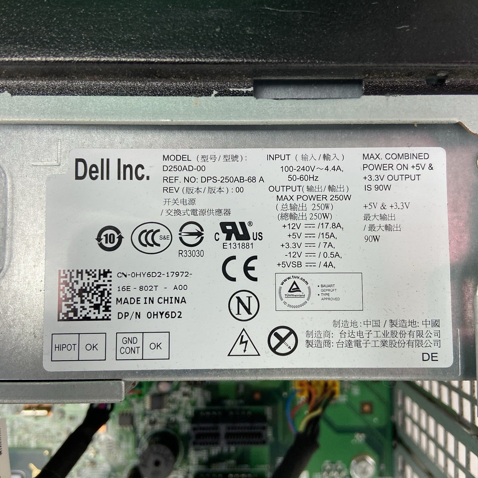 Dell Optiplex 390 DT Intel Pentium G850 2.9GHz 4GB RAM No HDD No OS12