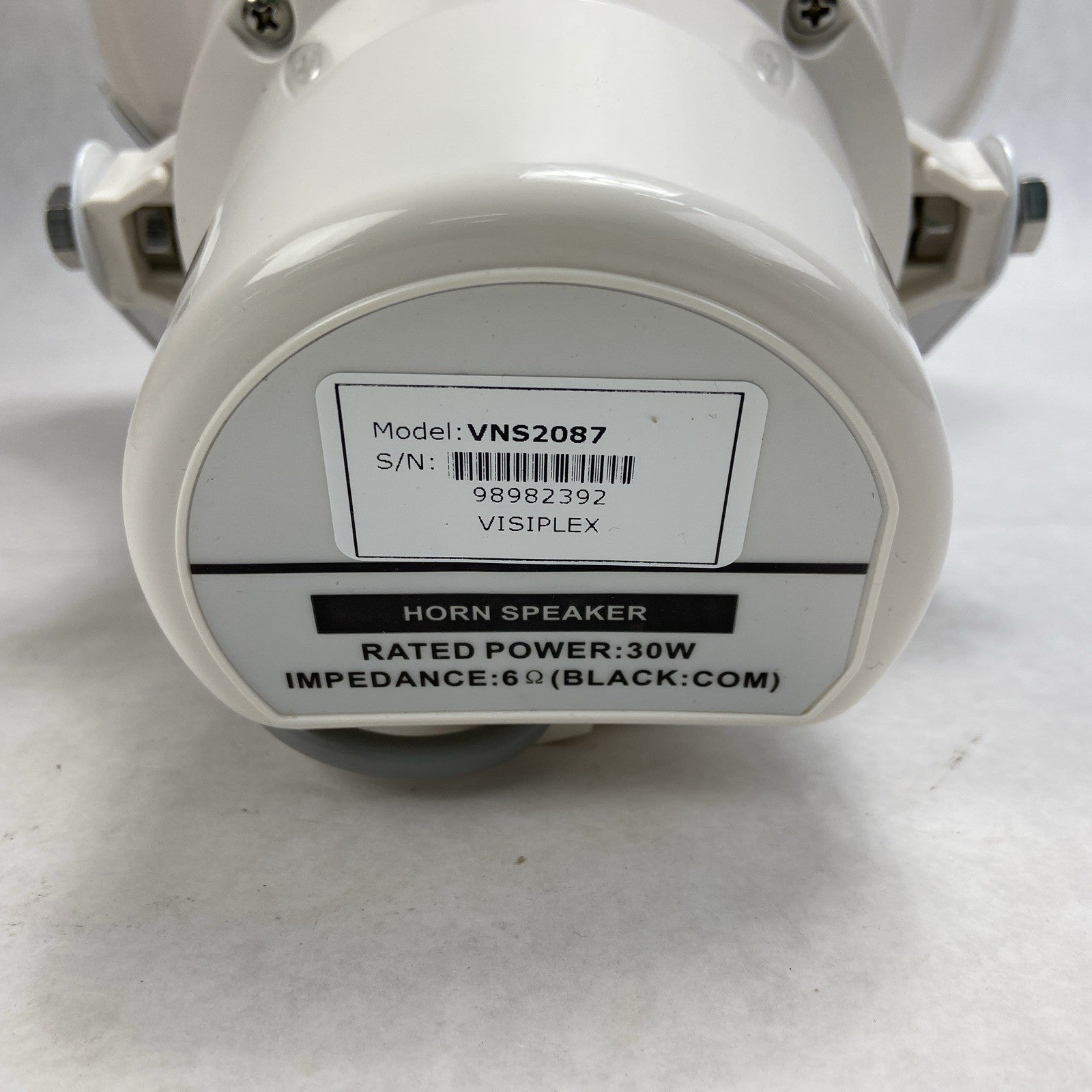 Visiplex Outdoor Horn Paging Speaker Model VNS2087 30w 6 Ohm