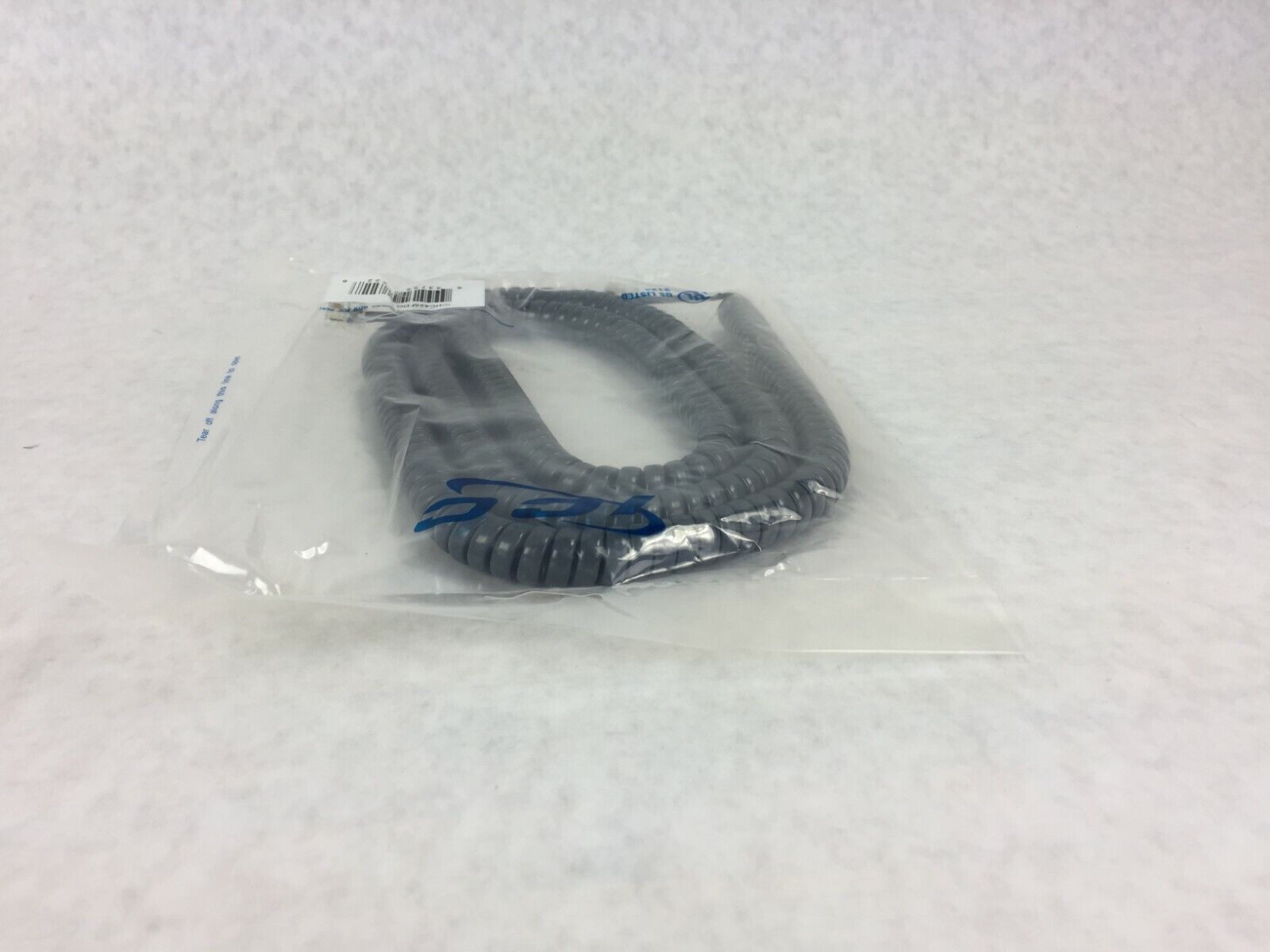 ICC Coiled Telephone Handset Cord 25' Dark Gray ICHC425FDG (Lot of 5)