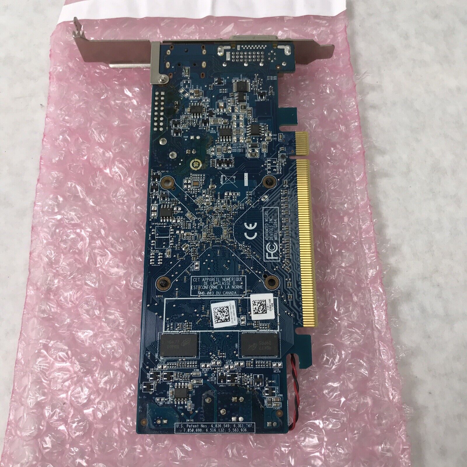 (Lot of 3) Dell Radeon UNNY4 3171K 1GB DVI Full Height Video Video Card (Tested)