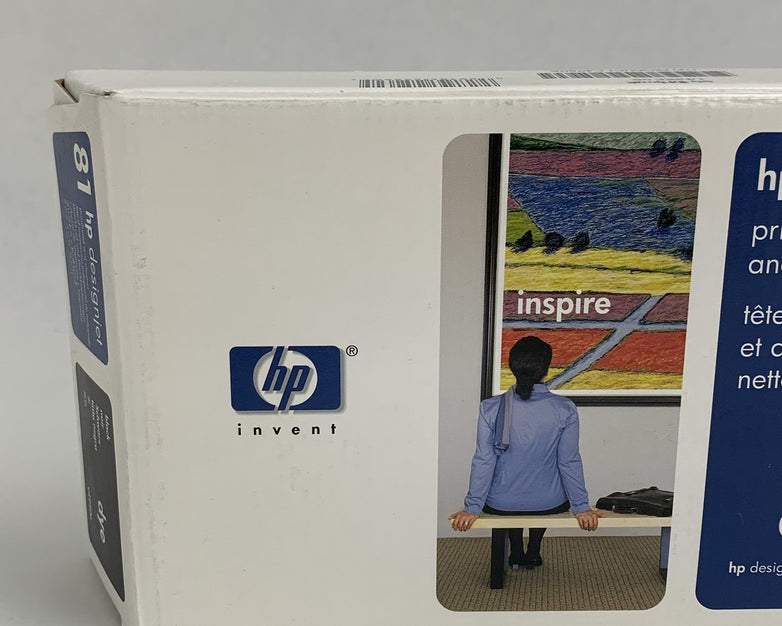 HP C4950A 81 Black Printhead Cleaner Designjet 5000 5500 New  OEM Box Sealed 08