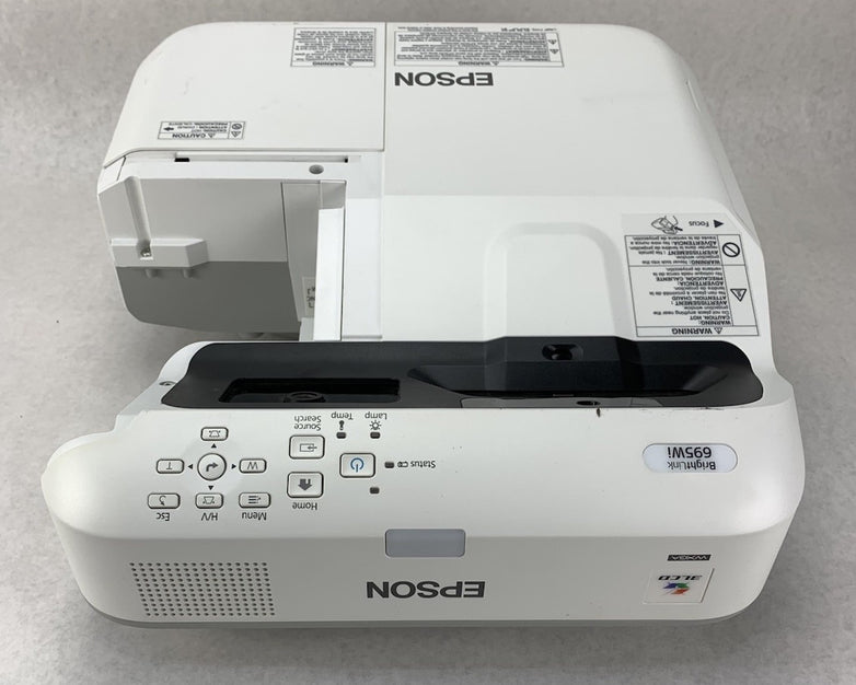 Epson PowerLite 695Wi H740A LCD Lamp Projector 2423 Lamp Hours - No Remote