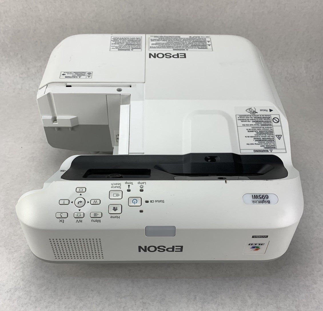 Epson PowerLite 695Wi H740A LCD Lamp Projector 2423 Lamp Hours - No Remote3
