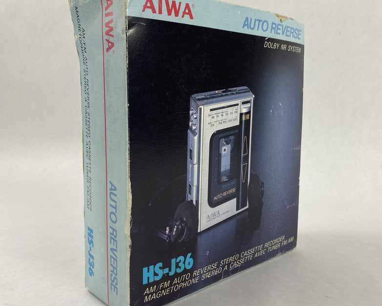 Aiwa HS-J36 AM/FM Auto Reverse Stereo Cassette Recorder Untested