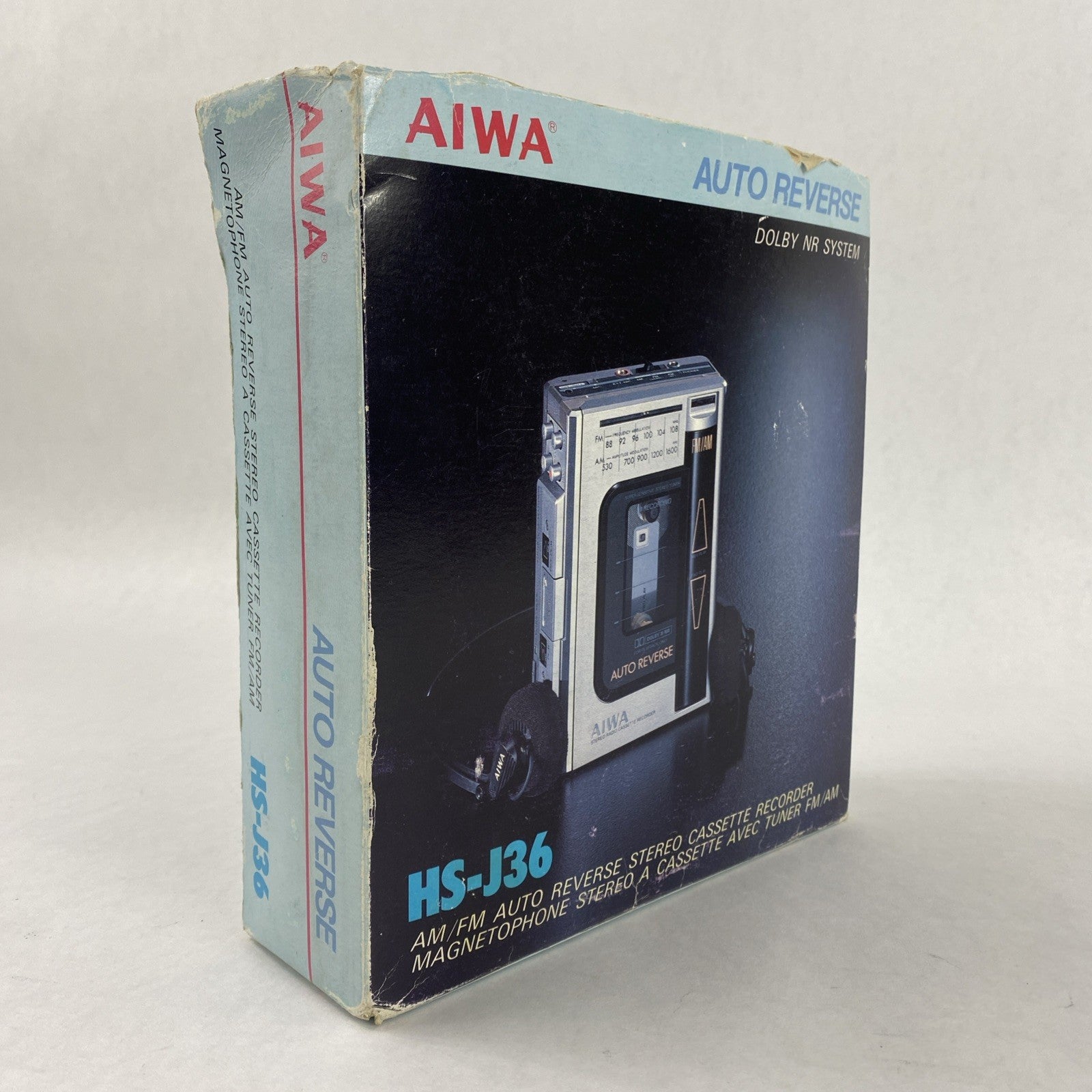 Aiwa HS-J36 AM/FM Auto Reverse Stereo Cassette Recorder Untested2