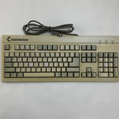 Gateway 2000 219600X-XX-XXX Vintage Keyboard  Tested