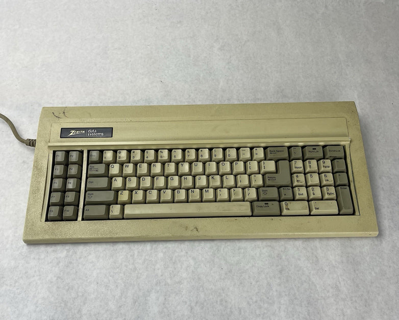 Zenith Data Systems Z-150 Keyboard Yellow Switches