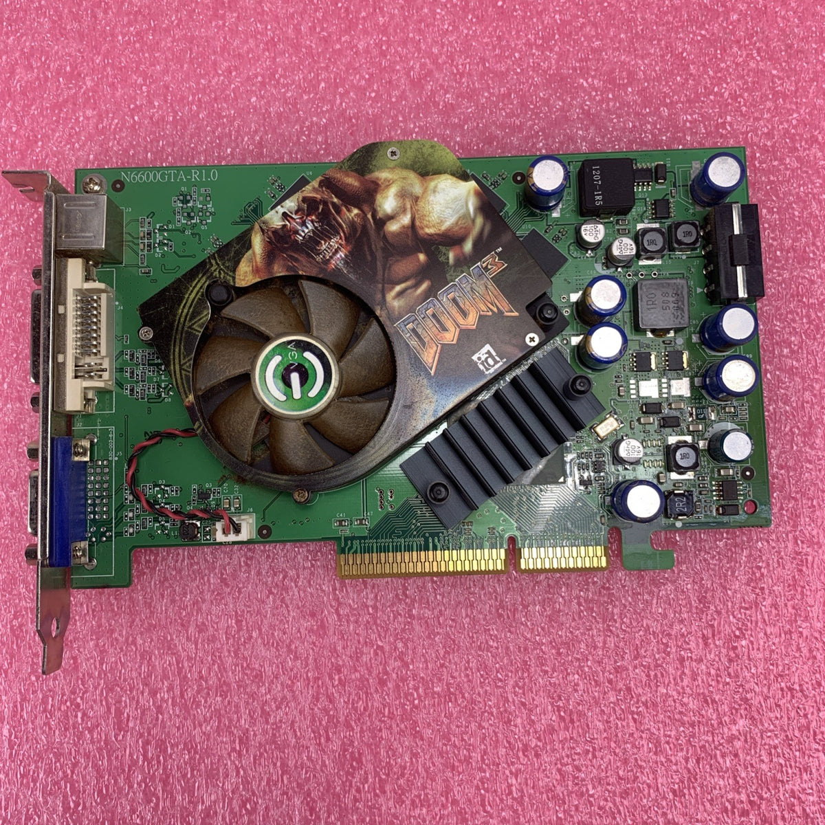 EVGA NVIDIA GeForce 6600 GT 128-A8-N350-TX 128MB AGP Graphics Card 563505594012