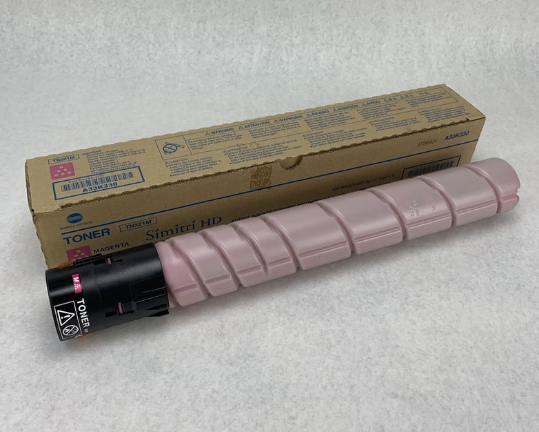 Konica Minolta Simitri HD TN321M A33K330 Magenta Toner Cartridge - Open Box
