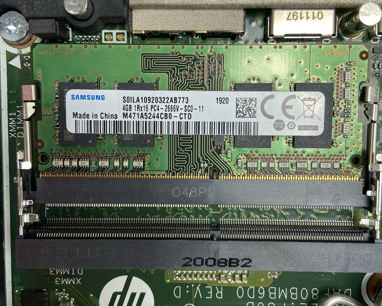 HP ProDesk 400 G5 Micro Intel Core i5-9500T 2.2GHz 4GB RAM No HDDOSAC