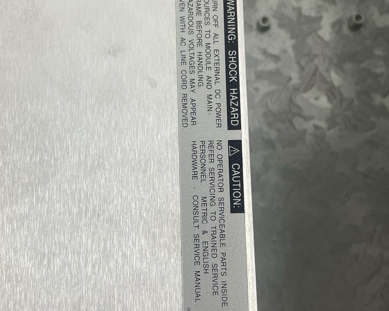 Agilent N3300A Electronic Load Mainframe 3x N3304A Module May Need Calibration