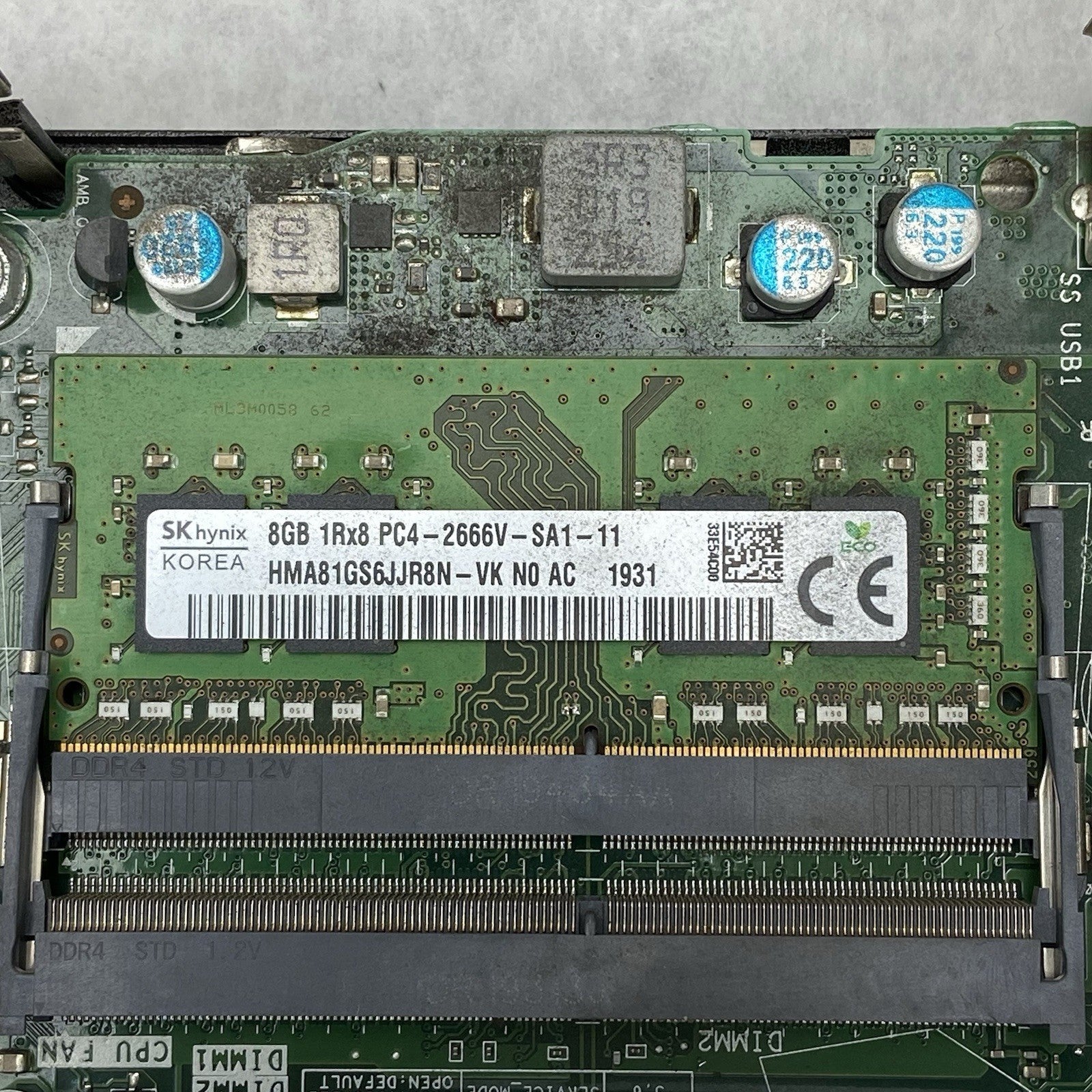 Dell Optiplex 3070 Micro Intel Core i5-9500T 2.2GHz 8GB RAM w/AC No HDD No OS10