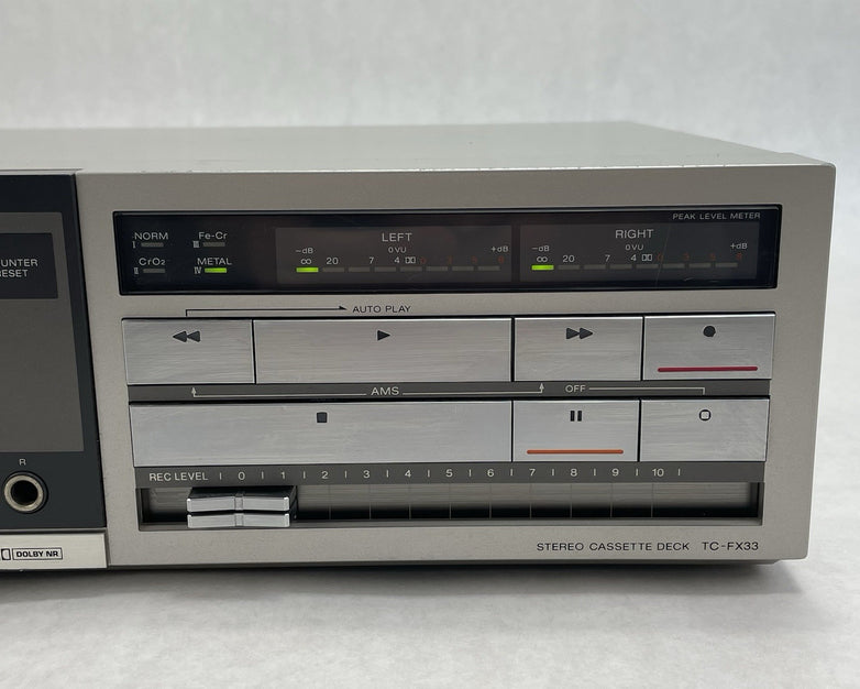 Sony TC-FX33B Stereo Cassette Deck For Parts