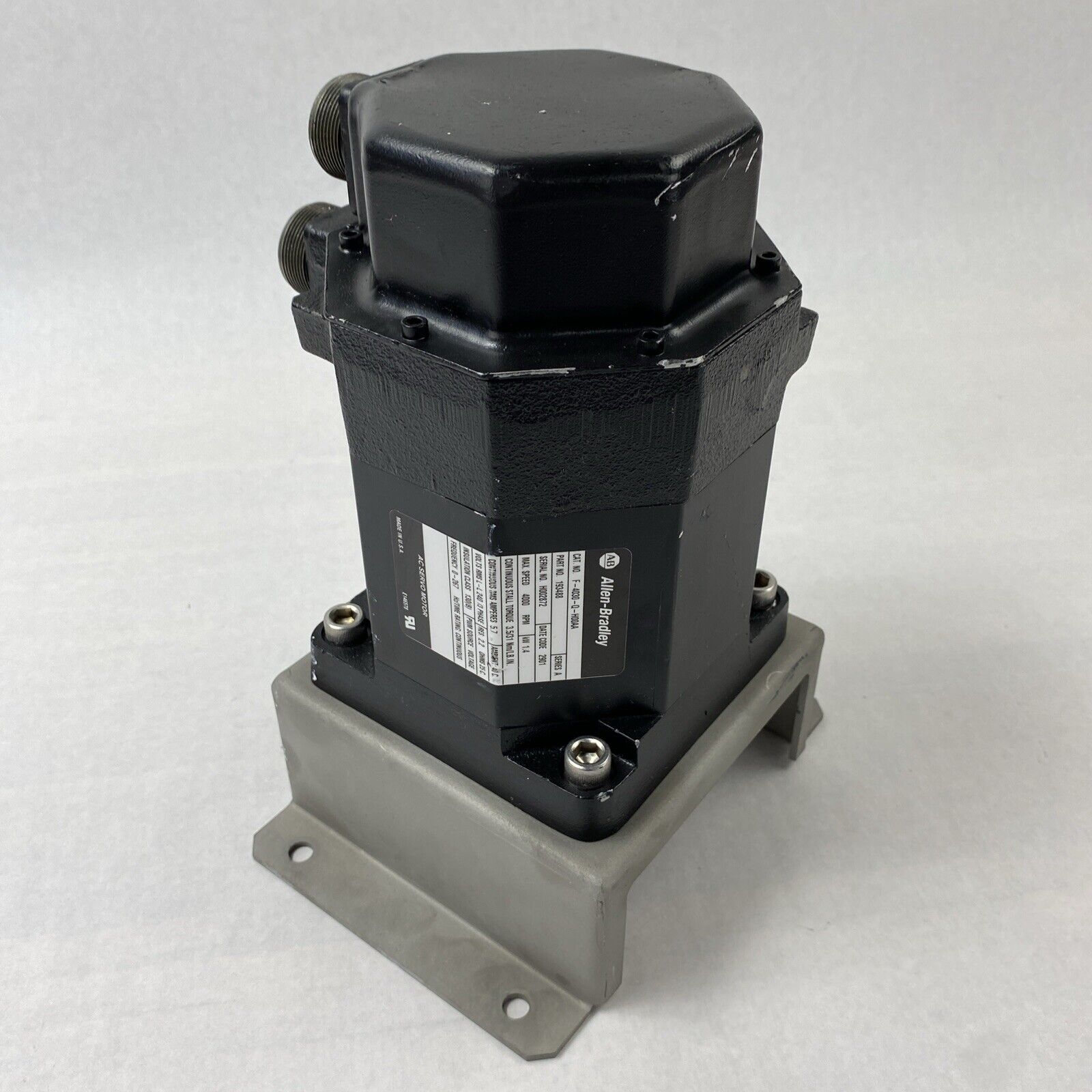 Allen Bradley F-4030-Q-H00AA Series A AC Servo Motor 193488