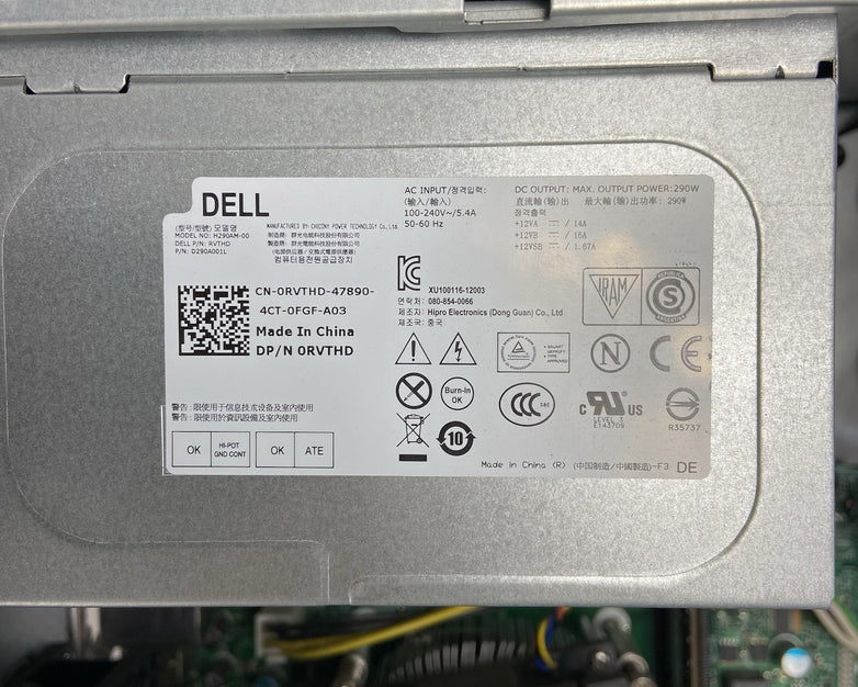 Dell Optiplex 3020 MT Intel Core i3-4160 3.6GHz 4GB RAM No HDD No OS