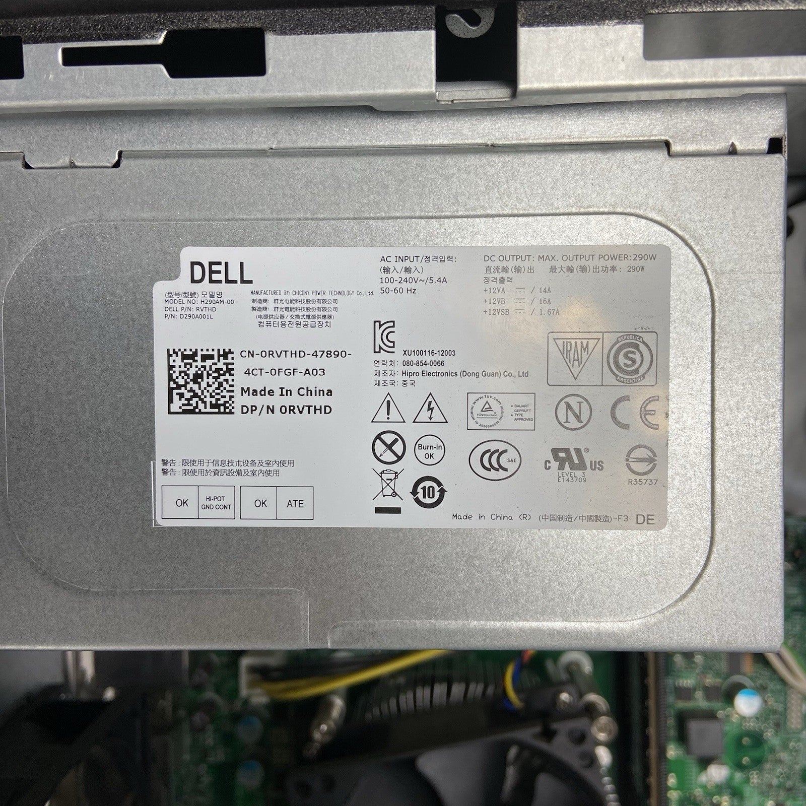 Dell Optiplex 3020 MT Intel Core i3-4160 3.6GHz 4GB RAM No HDD No OS9