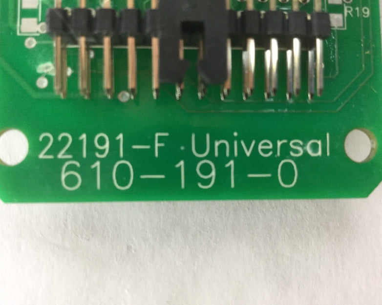 XY-2 E303692 Circuit Board, 22191-F Universal (610-191-0)
