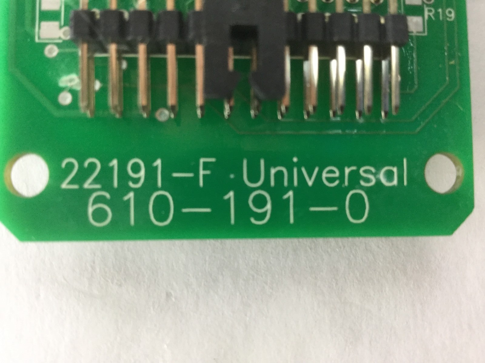 XY-2 E303692 Circuit Board, 22191-F Universal (610-191-0)