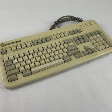 Gateway 2000 2189013-00-002 PS/2-Wired Vintage Mechanical Keyboard - Tested