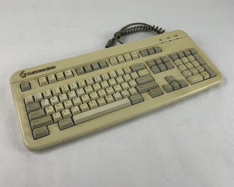 Gateway 2000 2189013-00-002 PS/2-Wired Vintage Mechanical Keyboard - Tested