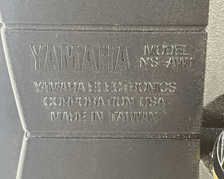 Pair Yamaha NS-AW1 Two-Way Indoor/Outdoor Black Speakers Tested