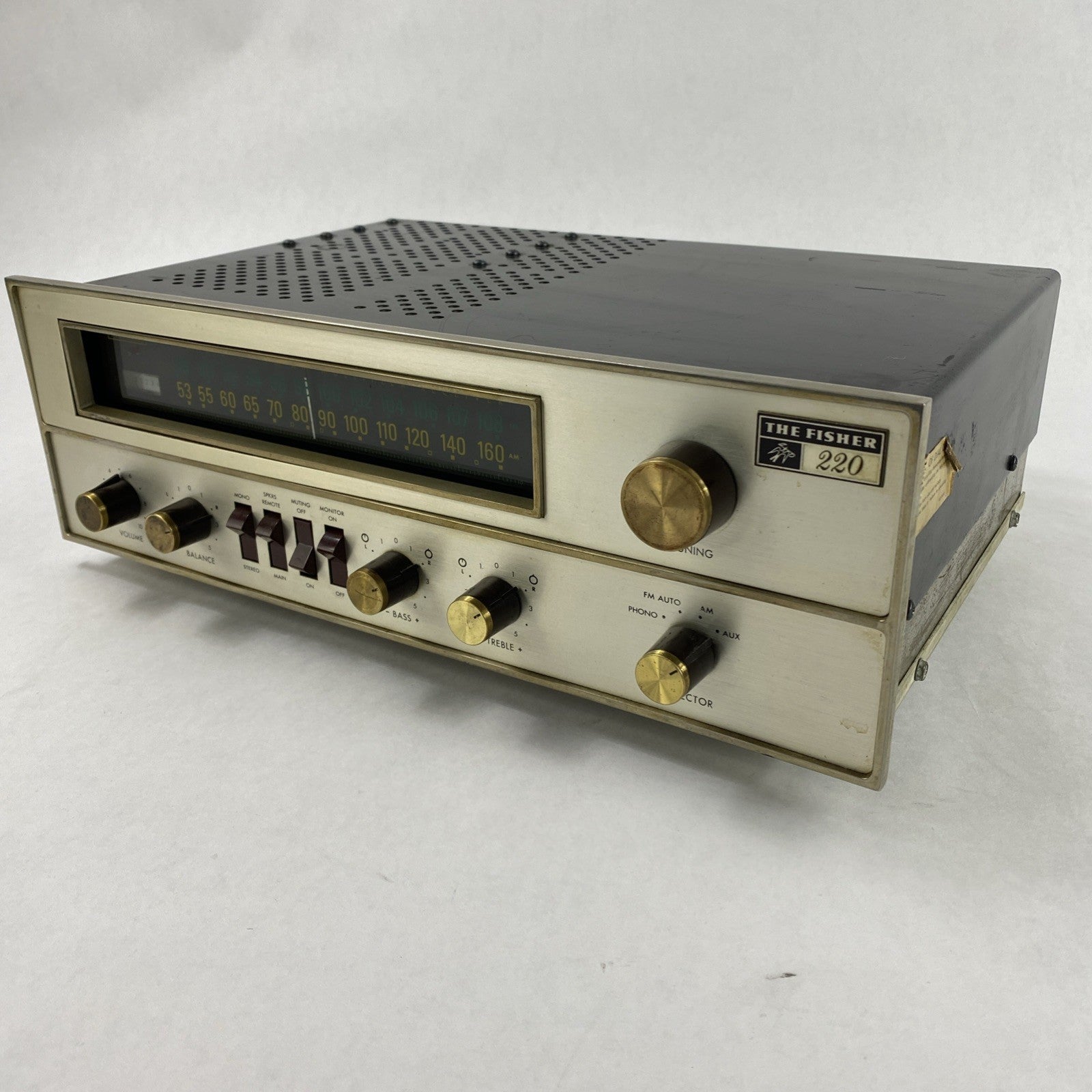 The Fisher 220-T Receiver Stereo Parts or Repair0