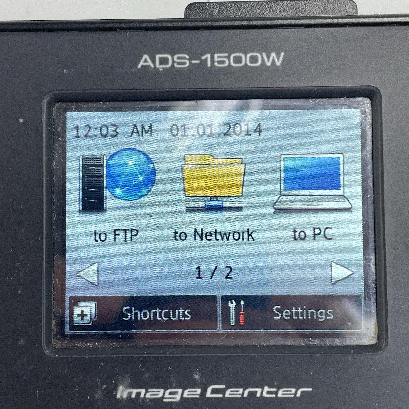 Brother ImageCenter ADS-1500W Document Scanner Tested No Power Cord6