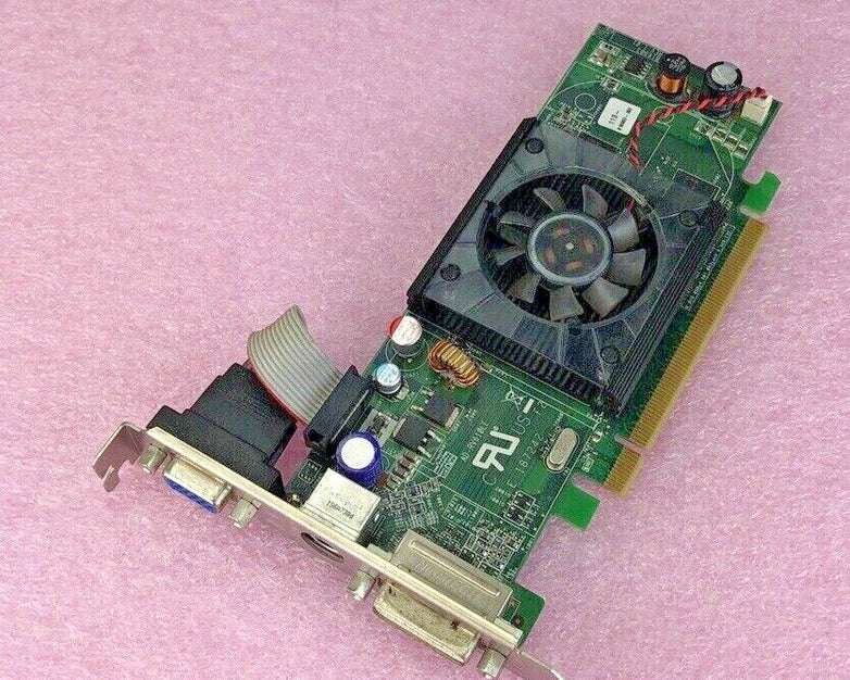 Asus ATI 0WX085 ad-rv610le Radeon HD2400 Pro 128MB VGA DVI GPU (Lot of 2)