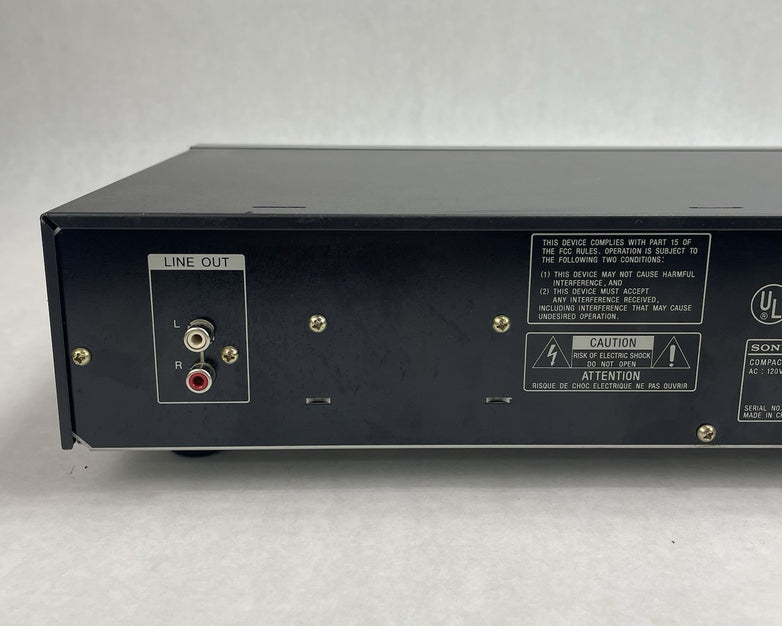Sony CDP-215 Single Disc CD Player Tested