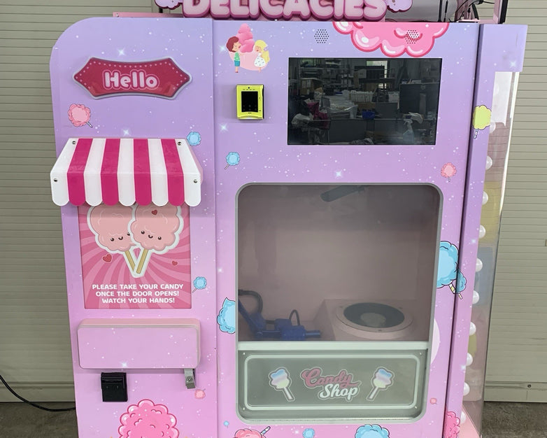 Guangzhou Fun Vending T95 Cotton Candy Machine Powers No Tanks No HDDs No OS