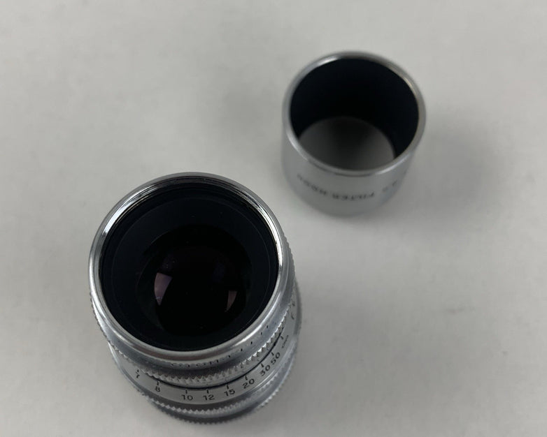 Wollensak Raptar 3" f/4 Cine Telephoto C Mount Lens w/ Protective Case