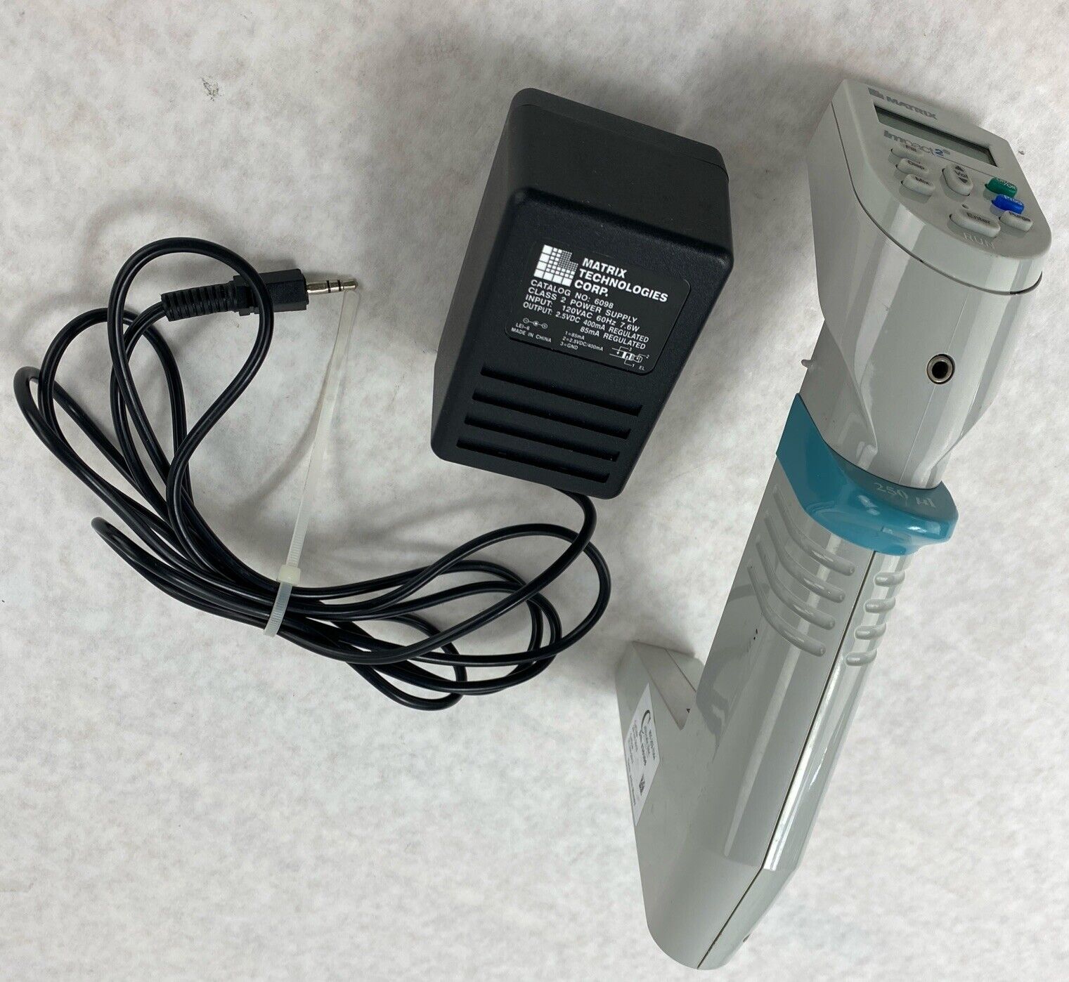 Matrix Impact2 250µl 16 Channel Electronic Pipette WITH Original POWER SUPPLY