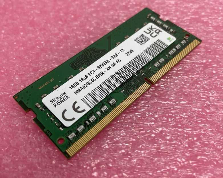 SK hynix 16GB 1Rx8 DDR4 PC4-3200AA-SA2 HMAA2GS6CJR8N-XN SODIMM Laptop Memory RAM