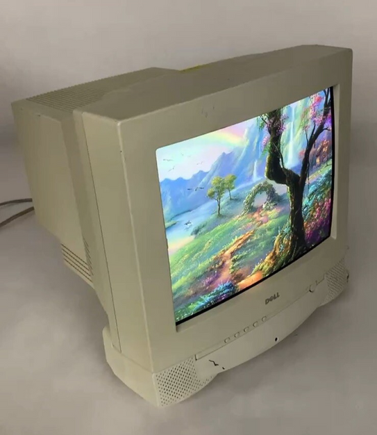 Dell M770mm 17" 1280x1024 CRT VGA Color Computer Monitor Retro Gaming Grade B
