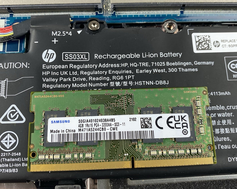 HP mt45 14" Ryzen 3 Pro 3300U 2.10 GHz 4GB RAM No SSD/OS/AC