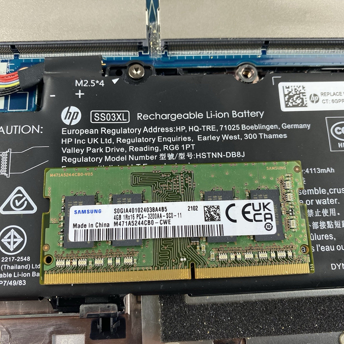 HP mt45 14" Ryzen 3 Pro 3300U 2.10 GHz 4GB RAM No SSD/OS/AC22