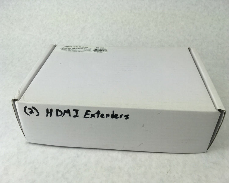 HDAV HD-C5S4 HDMI Audio Single Extender Over CAT5 UTP HD 3D 1080p (Lot of 2)
