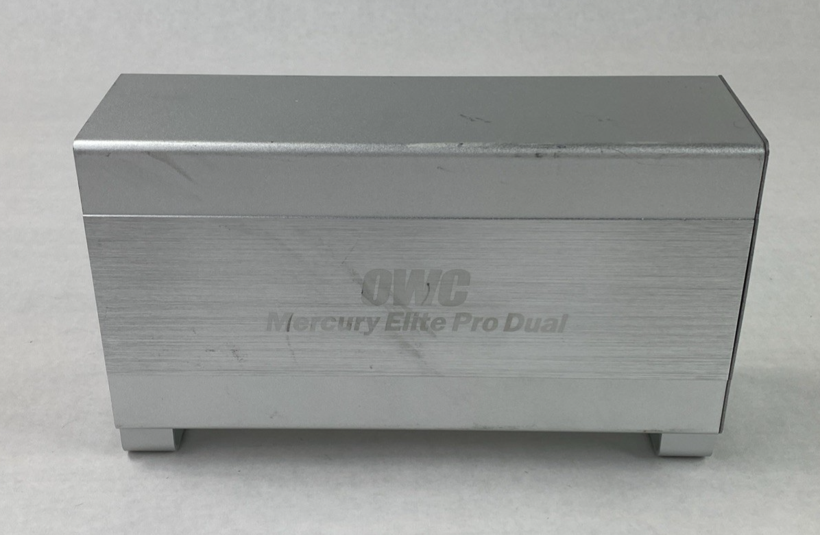 OWC Mercury Elite Pro Dual External Hard Drive Enclosure No HDD No AC Adapter