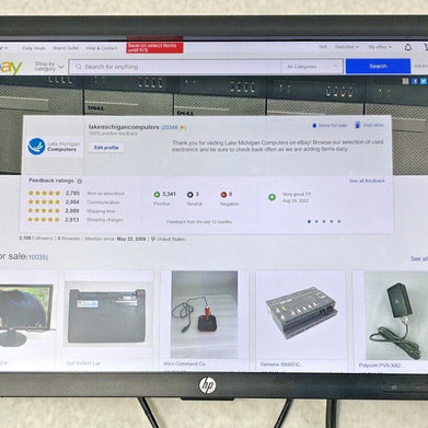 HP F9Z10A EliteDisplay E231i 21 inch Monitor 1080p DisplayPort VGA DVI-D Grade B