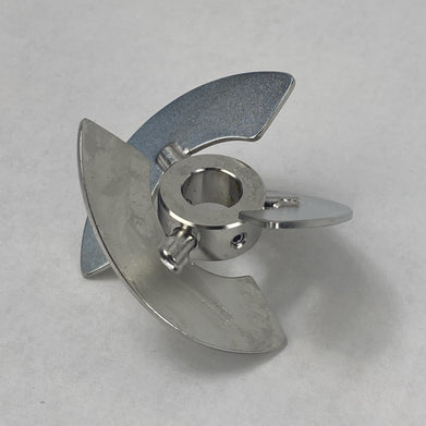 BBI Biotech Bioreactor 3-Blade Segment Impeller Ø 67mm 10mm Shaft