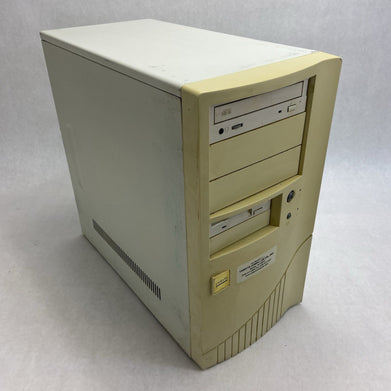 Unbranded ATX Mid Tower Computer Case Beige Bare Bones No Power Supply