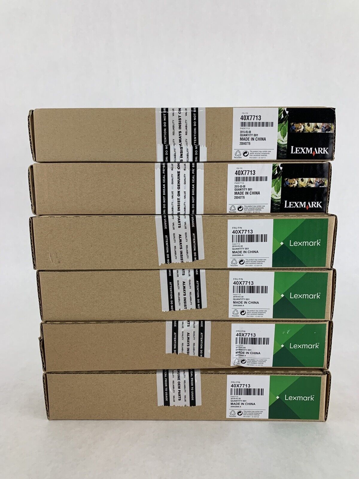 Lot Of 6 New OEM Lexmark Separator Roller 40x7713 Separator 40X7582 Printer