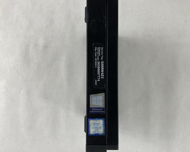 Dell OptiPlex 7060 Micro Intel Core i5-8500T 2.1GHz 8GB RAM No HDD OS Power Cord