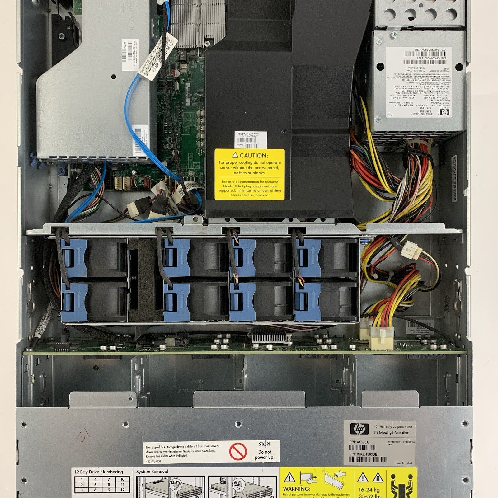 HP StorageWorks P4500 G2 Server 1x Xeon E5520 2.26GHz 8GB RAM No HDD/OS12