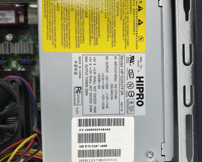 HP Presario SR1610NX MT AMD Sempron 3200+ 1.80GHz 1GB RAM No HDD No OS