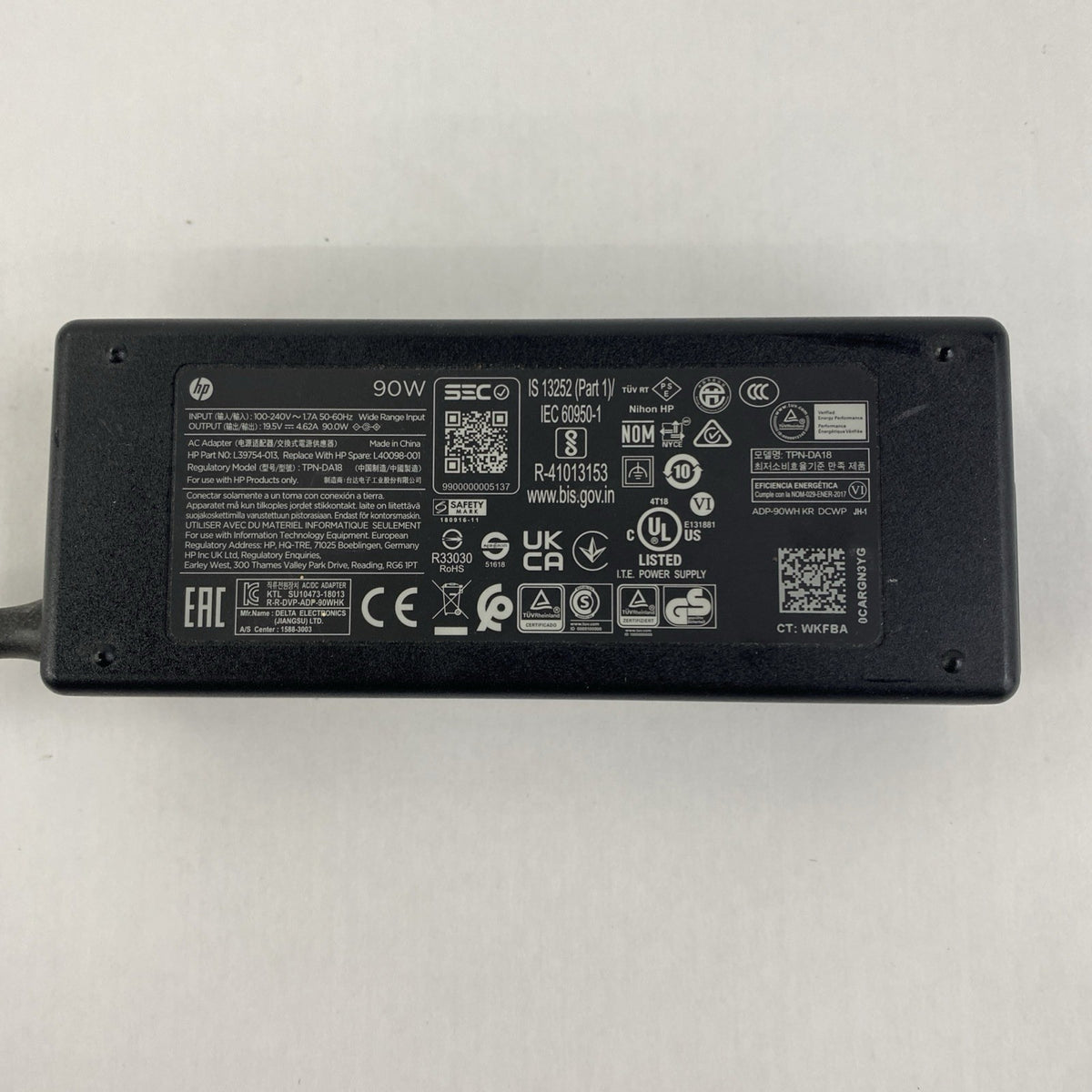 HP TPN-DA18 90W 19.5V 4.62A 7.4mm Barrel AC Adapter - Lot of 6 No Power Cord6