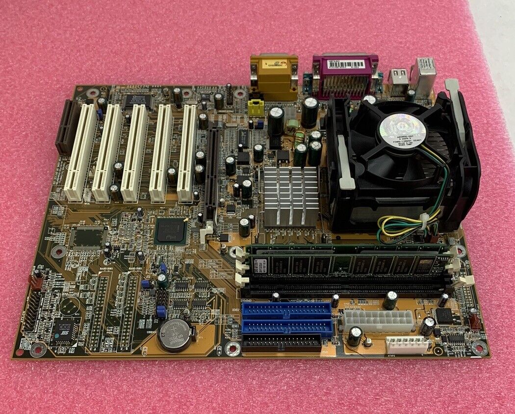 DFI NB72-SC Motherboard Intel Pentium 4 1.6GHz 384MB RAM w/Shield