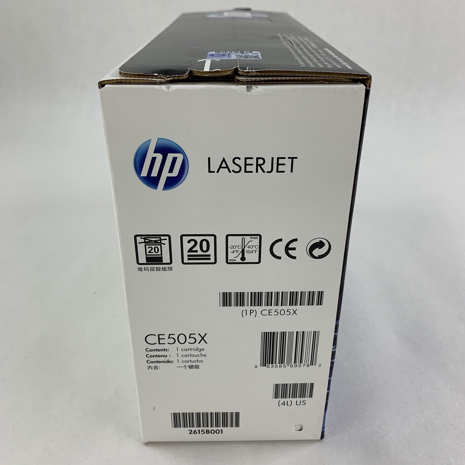 HP CE505X Laserjet Toner 05X Black Toner Cartridge OEM Box Sealed New