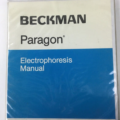 Beckman Paragon Electrophoresis Manual