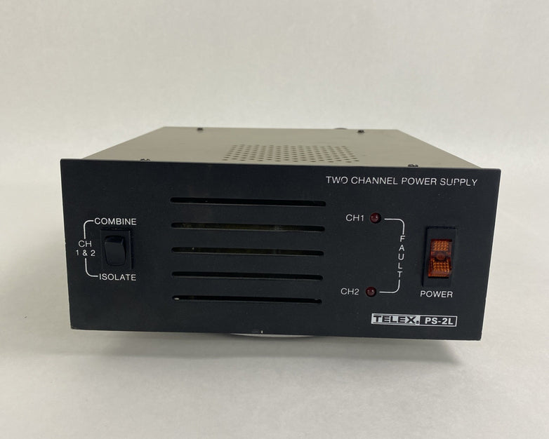 Telex PS-2L Two Channel Power Supply Power Tested